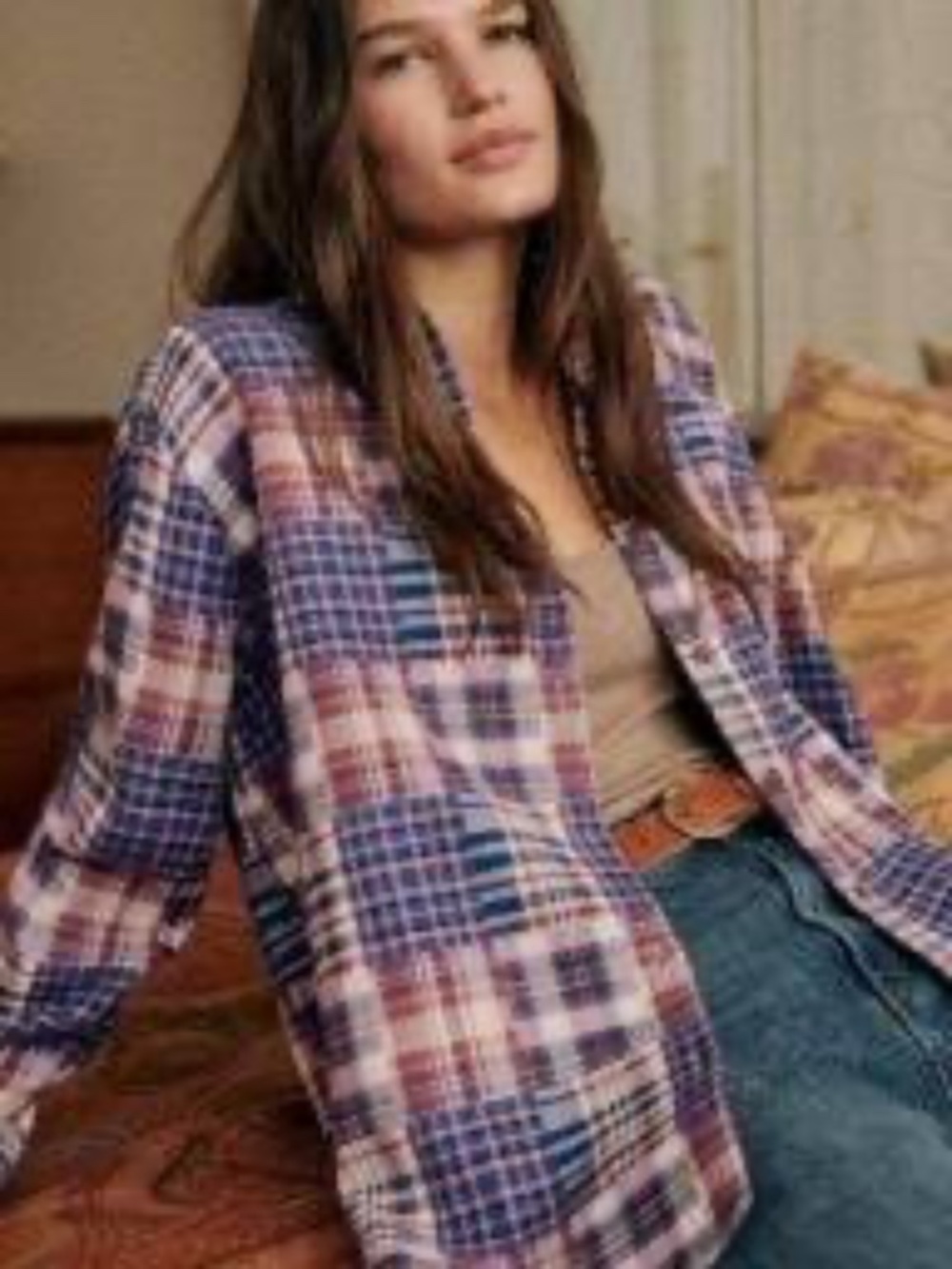Sezane NWT Max Flannel Shirt - Archives